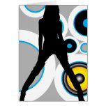 Party Background Greeting Card