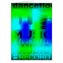 Party Background Greeting Cards
