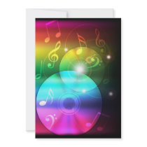 Party Background Invitations