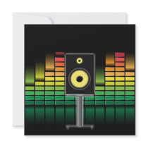 Party Background Personalized Announcement