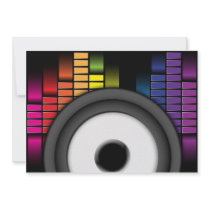 Party Background Personalized Announcement