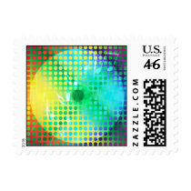 Party Background Postage Stamps