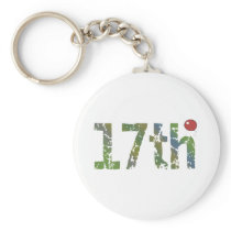 Party Balloon 17th Birthday Gifts Keychains