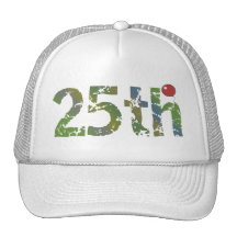 Party Balloon 25th Birthday Gifts Mesh Hat