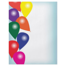 Party Balloons Flyer Design
