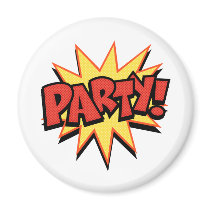 Party Bang Fridge Magnets