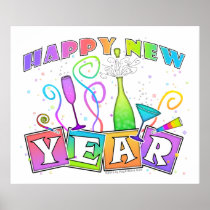 Party Banner - HAPPY NEW YEAR Print