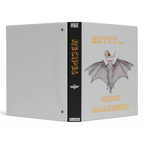 Party Bat - Batty About Halloween Binder binder