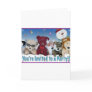 Party Bear Invitation Greeting Card