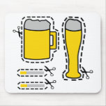 party bier shirt mouse pads