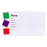 Party Blocks Business Card Template