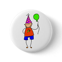 Party Boy Pinback Button