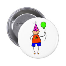 Party Boy Pinback Button