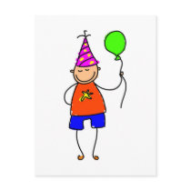 Party Boy Postcard