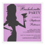 Party Bride Cocktail Bachelorette Party Invitation