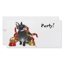 Party Bunny Custom Photo Card