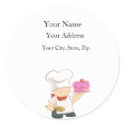 Party Chef - Address Label sticker