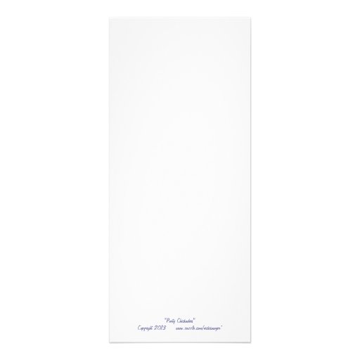 Party Chickadees flat card