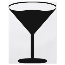 party cocktail icon black flyers
