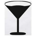 party cocktail icon black custom flyer