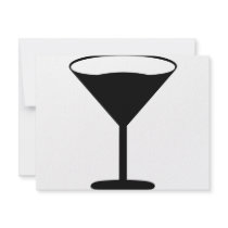 party cocktail icon black invitations