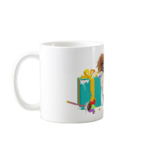 Party Collar Pekingese with Present Mug