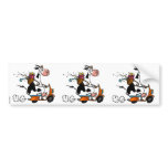 party cow scrapbook sticker bumper sticker