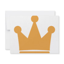 party crown icon invitations