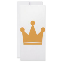 party crown icon rack cards