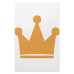 party crown icon custom stationery