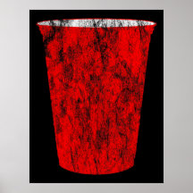 party cup print