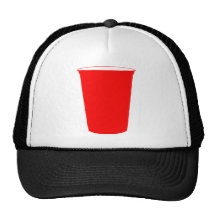 party cup trucker hat