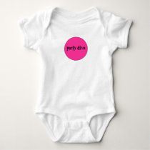 Party Diva Baby t-shirts
