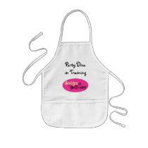 Party Diva in Training Child's Apron