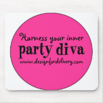 Party Diva Mouse Pad mousepads