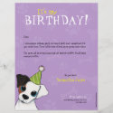 Party Dog Paws & Bones | Birthday Party Invitation