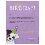 Party Dog Paws &amp; Bones | Birthday Party Invitation Letterhead Design
