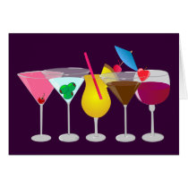 Party Drinks cards by totallypainted Party Drinks cards
