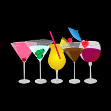 Party Drinks zazzle_sticker