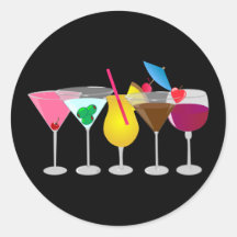 Party Drinks Stickers