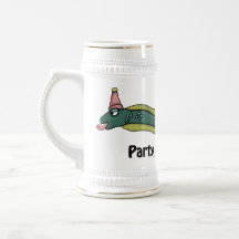 Party Eel Beer Stein Mug