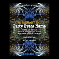 Party Event "Fractal Scifi"  Poster posters