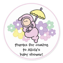 Party Favor Baby Shower Sticker by cutietoots Party Favor Baby Shower Sticker