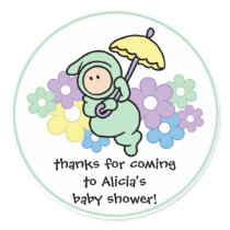Party Favor Baby Shower Sticker