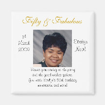 Party Favor Magnet