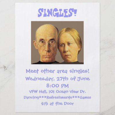 singles flyer