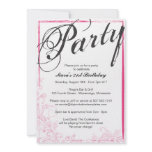 Party Forever (Pink) Custom Invites