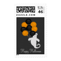 Party Ghost Postage Stamp by HolidayFun Party Ghost Postage Stamp