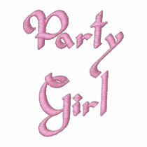 Party Girl Hoodie embroidered shirts by Sialicious Party Girl Hoodie embroidered shirts