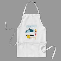 Party Girl in Pink Rainbow aprons